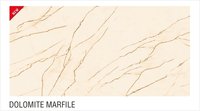 Dolomite Marfile Tiles - Ceramic, 600x1200 Mm, Glazed Finish, Matt Surface Treatment | Water, Dust, Stain Resistant, Anti-skid, Easy To Maintain