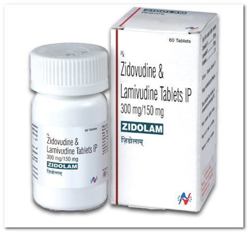 Zidolam Tablet (Lamivudine (150mg) + Zidovudine (300mg) Expiration Date: 2 Years