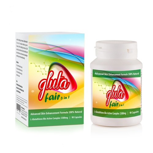 Gluta Fair 5 in 1 Glutathione Skin Whitening Pills