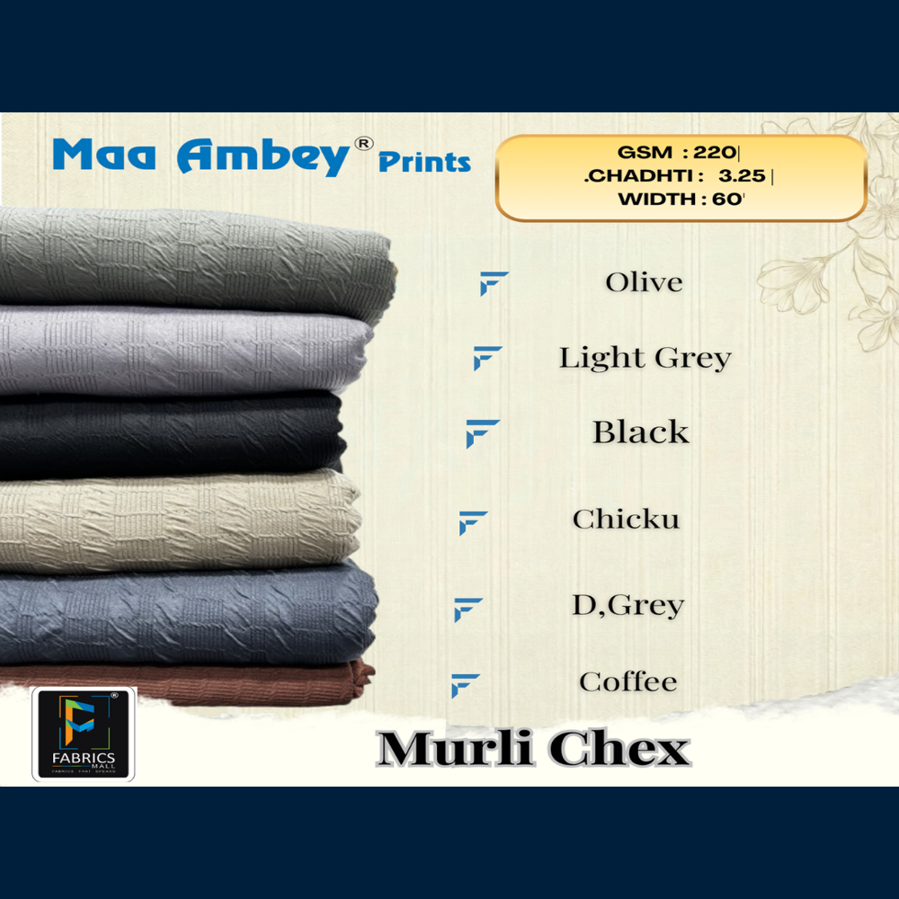 Murli Checks Fabric