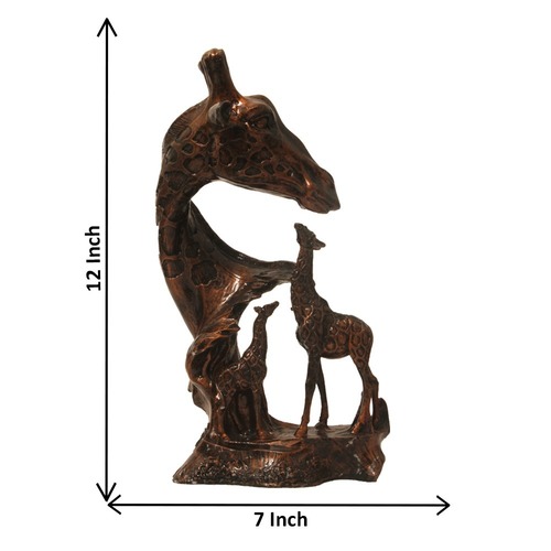 Polyresin Giraffe Family Statue