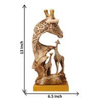 Polyresin Giraffe Family Statue