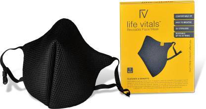 reusable face - Nonwoven Cotton Meltblown Fabric, Adult/Child Size Black, 3 Layers, Head/Ear Loops, Washable Filtration Mask