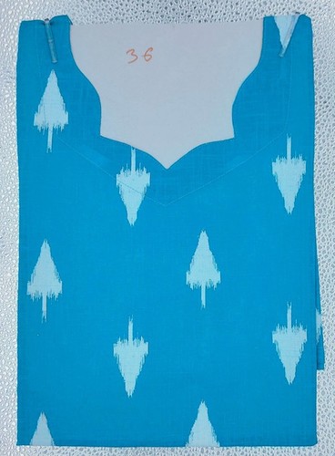 Light Blue Cotton Kurti