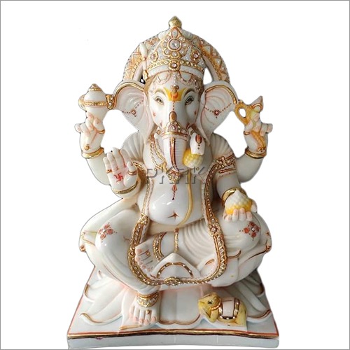 Eco-Friendly Marble Ganesha Idol