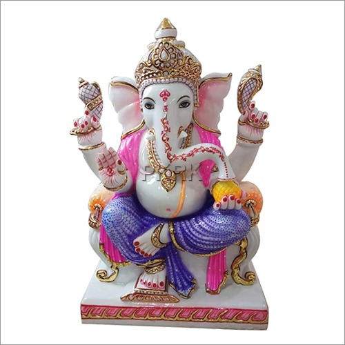Marble Color Ganesh Statue
