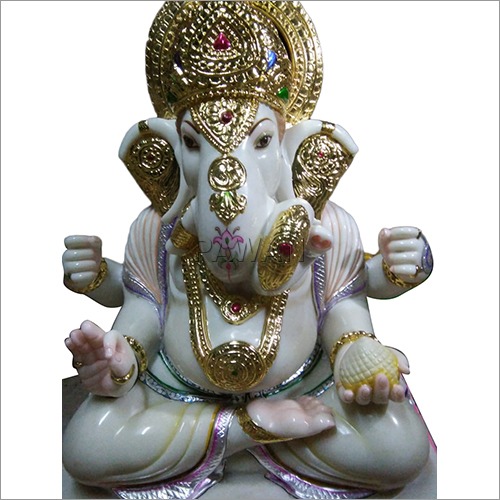 Marble Color Lord Ganesha Statue