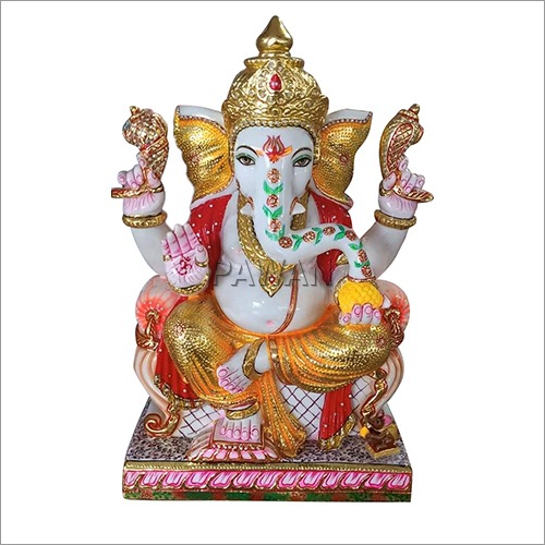 Marble Ek Dant Statue