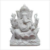 Marble White Fancy Ganesh Statue