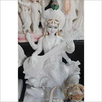 Marble Designer Saraswati Statue