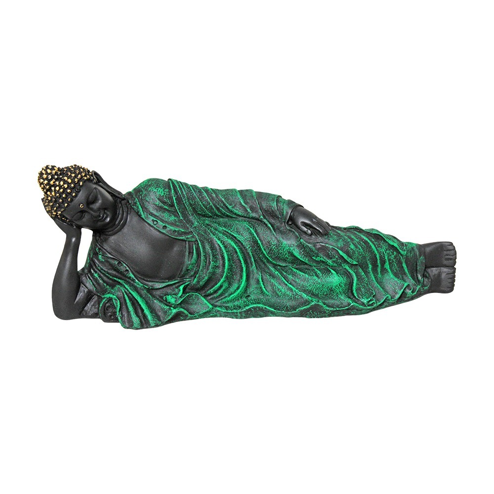 Polyresin Sleeping Buddha Figurine