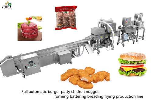 Burger Patty Making Machine/ Burger Patty Production Line/ Chicken Nugget Forming Machine