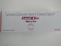 Lazid E Kit (Lamivudine (150mg) + Zidovudine (300mg) + Efavirenz (600mg)
