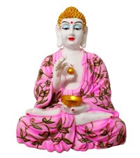 Buddha Polyresin Statue With Bowl
