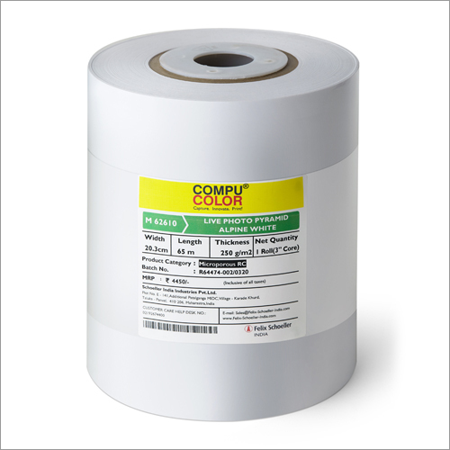 250gsm Live Photo Glossy Dry Minilab Paper Roll