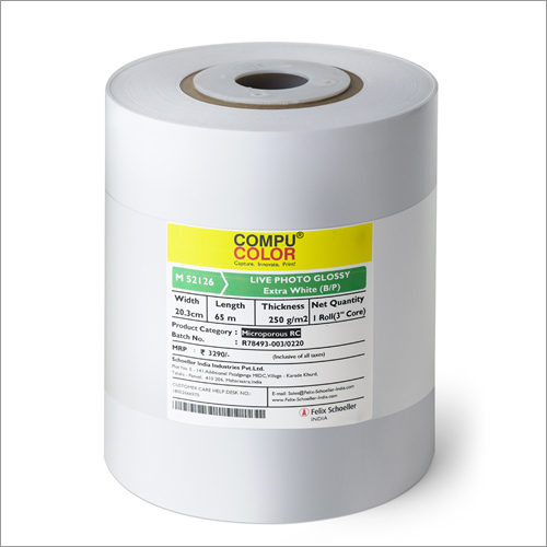 270gsm Live Photo Glossy Dry Minilab Paper Roll
