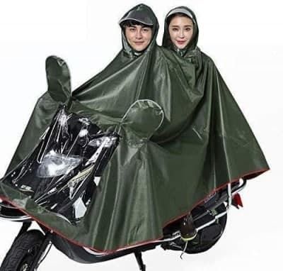 BIKE RAINCOAT UNISEX DOUBLE BIKE UMBRELLA