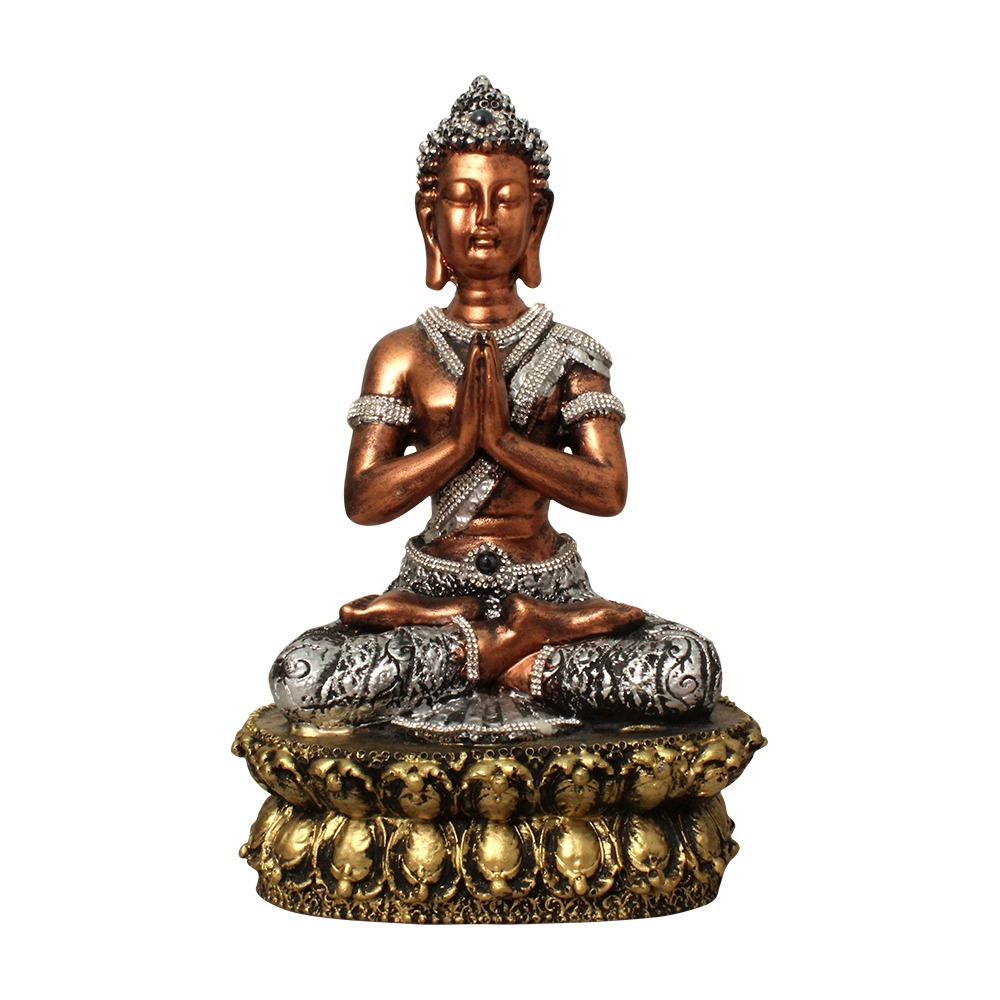 Antique Look Praying/ Namste Buddha Statue