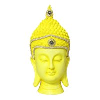 Colorful Buddha Head Figurines