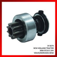 New Holland Tractor Self Bendix Drive - Metal Construction, Black Finish | Corrosion Resistant, Polished Surface Treatment, Compatible With Tractors