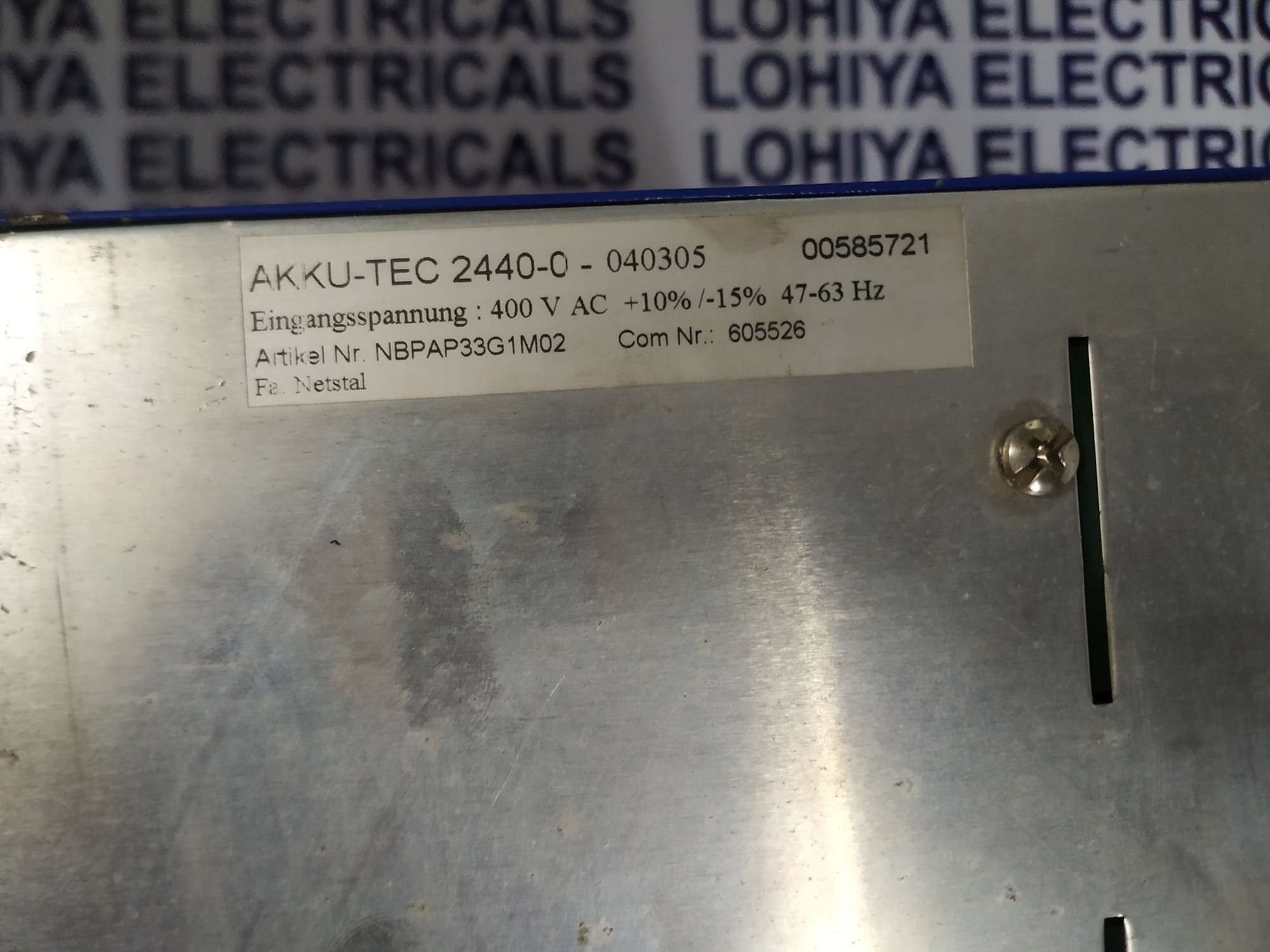 AKKU-TEC 2440-J SCHNEIDER ELEKTROTECHNIK 2440-0-040305