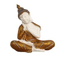 Golden White  Polyresin Buddha Statue