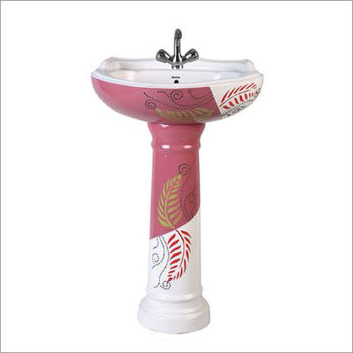 Vc-109 Vitrosa Star Gold Series Cross Pedestal Wash Basin