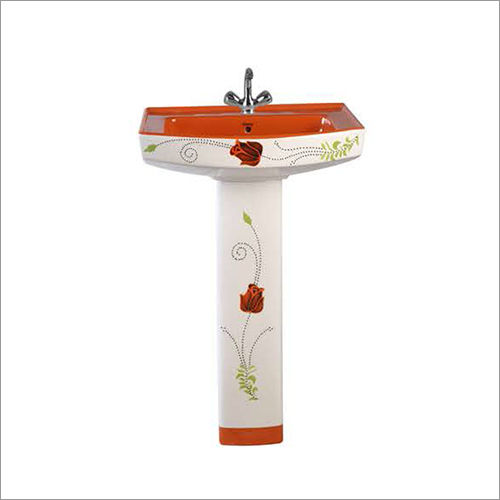 VP-403 Vitrosa Polo Pedestal Wash Basin