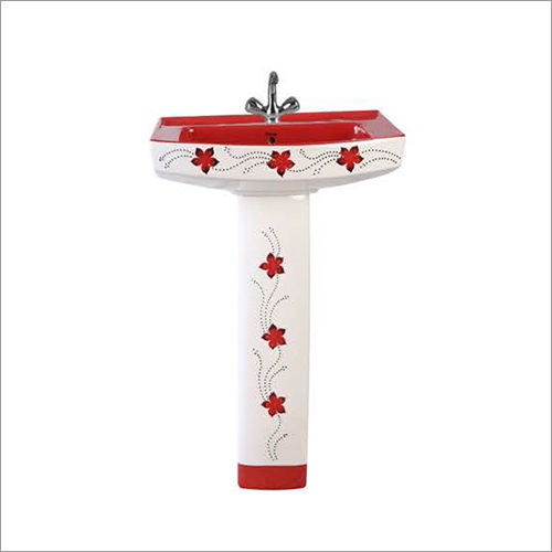 VP-408 Vitrosa Polo Pedestal Wash Basin