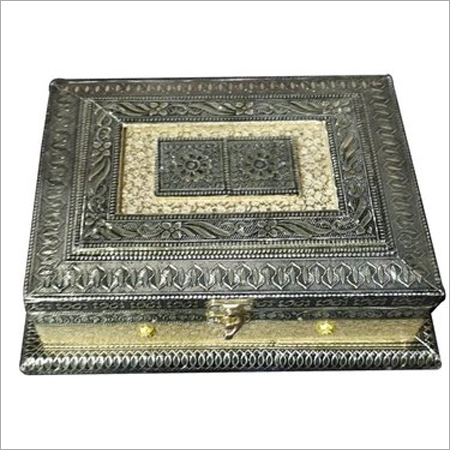 10x10 Inch Oxidize Wooden Dry Fruit Box