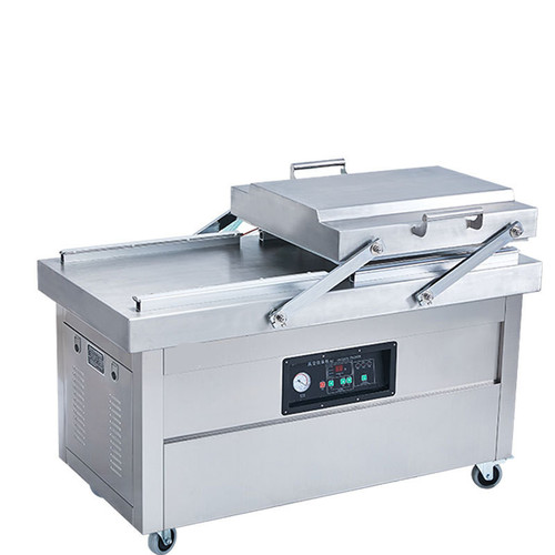 VDU-2S-500 Double Chamber Continuous Vacuum Packing Machine for Food