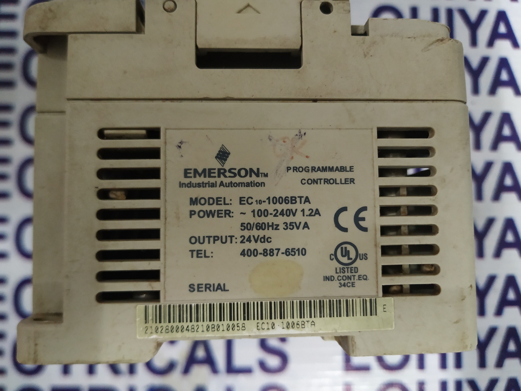 EMERSON PLC CONTROLLER EC10-1006BTA