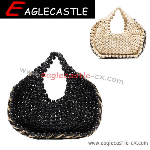 Hot fashion beading tote bags wedding part handbags for ladies bridal beaded clutch bag