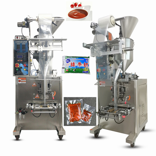 JQ-200B Vertical Liquid and Paste Bag Filling Weighting and Packaging Machine for Milk Sauce in Food Industry