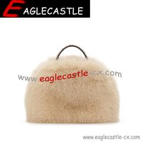 top quality fur lady bag fluffy handbag shoulder bags
