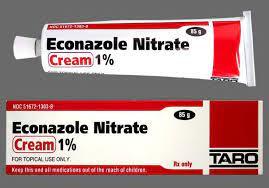 Econazole Nitrate Cream Application: Fungicide