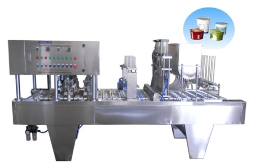 -2 Fully Automatic Plastic Drinking Mineral Water Cup Filling Sealing Packing Machine Capacity: 20 Pcs/Min