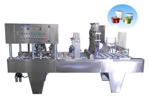 Fp-2-2 Fully Automatic Plastic Drinking Mineral Water Cup Filling Sealing Packing Machine Capacity: 20 Pcs/Min