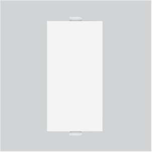Wit Modular Blanking Plate 1m - White | Versatile Design, Easy Installation, Suitable for Various Electrical Applications