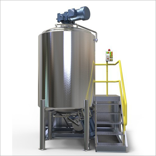 Mayonnaise Processing Machine - 200-300 kg/hr Output, Stainless Steel, Silver Color, Eco-Friendly, Semi-Automatic, 1-Year Warranty