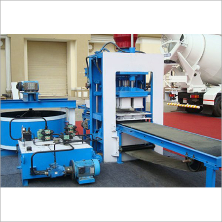 Paver Block Making Machine - Color: Blue