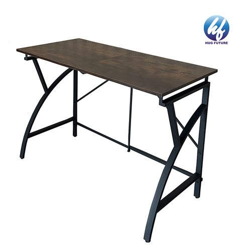 Particle Board & Iron Frame Commercial Furniture Metal Living Room Small Side Table And Cup Holder Folding Side Table