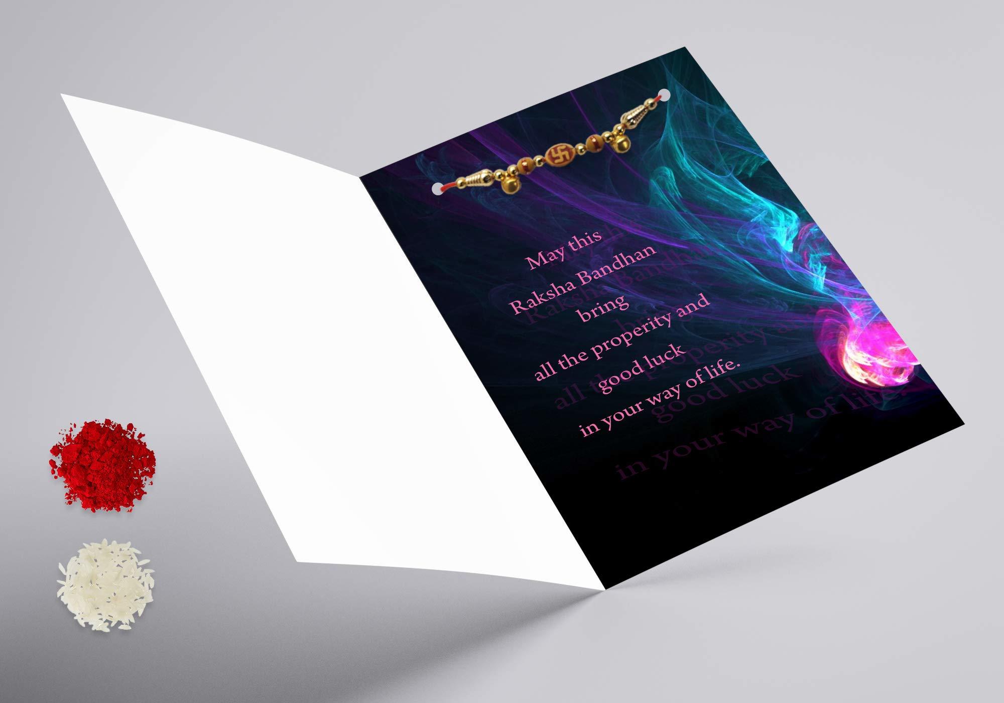 Musical Voice Singing Rakhi Greeting Card With rakhi song bhaiyya mere rakhi ke bandhan ko nibhaana