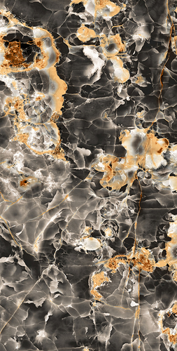 BRESSA BLACK 600X1200mm HIGH GLOSS PORCELAIN TILES