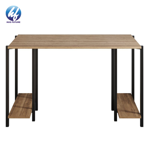 Factory Office Desk Modern Computer Desk Pc Table Metal And Wood 45.3 Inch Desk