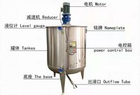 Jmk-500l Jacketed Heating Mixing Kettle Electric Heating And Mixing Jacketed Stainless Steel Reactor Tank Mixer Dimension(l*w*h): 900*850 Millimeter (mm)