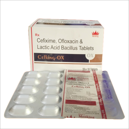Cefixime Ofloxacin and Lactic Acid Bacillus Tablets