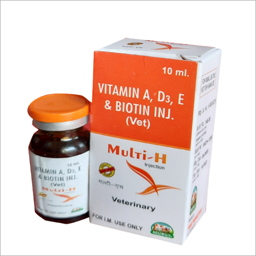 10ml Vitamin A D3 E & Biotin Injection