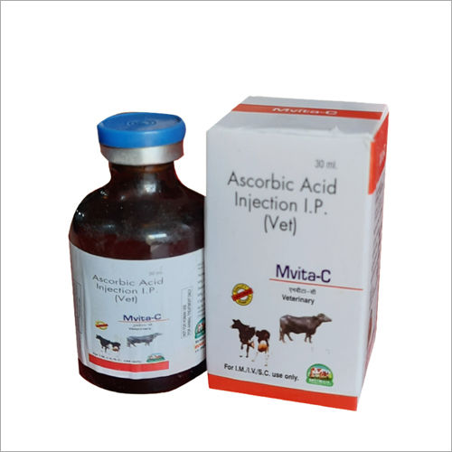 30 Ml Ascorbic Acid Injection Ip Recommended For: Cattle