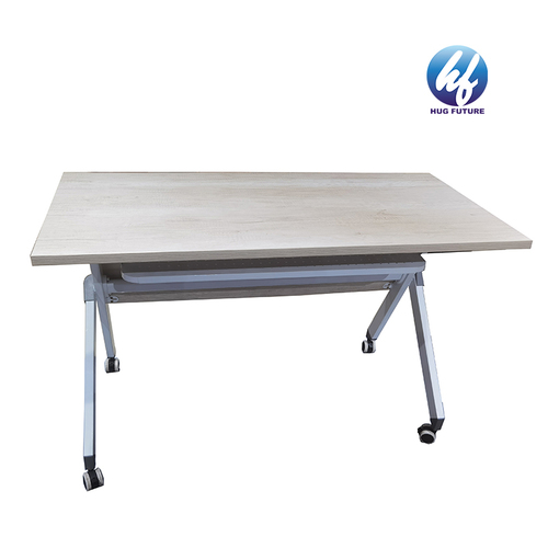 Particle Board & Iron Frame Stylish And Simple White Panel Modern Shaped Mdf Folding In China Wall Corner Desk/Computer Table